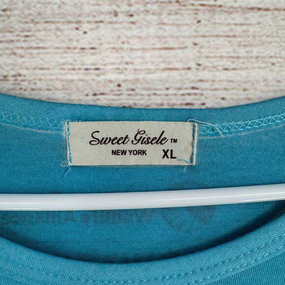 Sweet Gisele New York San Diego Zoo Britto AOP T-Shirt Youth Girls XL Blue - Picture 8 of 11